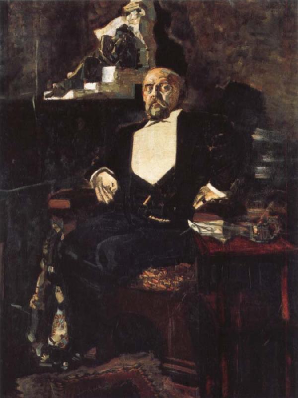 Valentin Serov Portrait of Savva Mamontov oil painting image